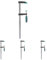 wolfcraft 3612000 - Serre-joint à Vis SZ 80-450 mm - Saillie 80 mm - Ouverture 450 mm - Force de Serrage 240 kg (Lot de 4)