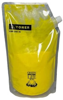AWGSRZIU 1 kg Tonerpulver, kompatibel mit IMC300 IMC400 Kopierer, Japan-Toner-Nachfüllung(Y-1000g)