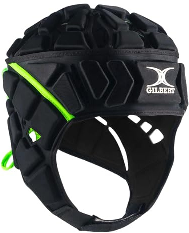 Headguard Rugby Gilbert Fusion Black Medium