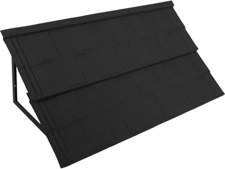 MEELRYD Tenda da sole per finestre, in metallo fisso, con telaio triangolare in acciaio per porte, finestre, verande, balconi