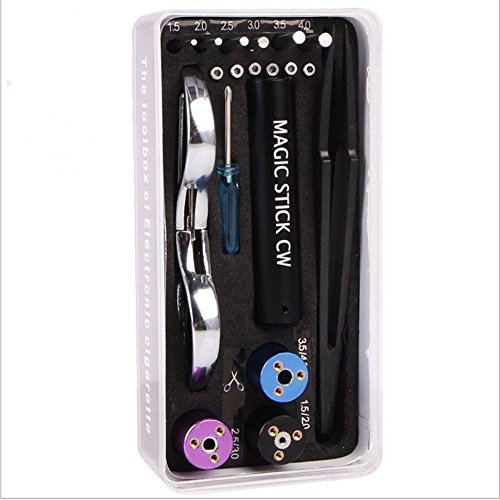 Bobbins DIY Tools Kit 6 in 1-Coil Jig DIY Draht Maker-Coil Wicklung Kit (schwarz)