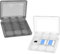 CAMKIX 2X Game Case Compatible for Nintendo 3DS Games - Fits up to 44 Games, 4 SD Cards, 4 Micro SD/TF Cards and 4 Stylus Pens - Protective Storage System - Game Card Organizer - Black and White