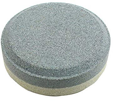 ORETG45 Round Double-Sided Whetstone Knives Sharpening Stone Knives Sharpener for Edged Tools Lawn Mower Machetes Hatchets Axe Shovels Spades