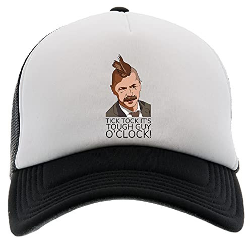 Enigmae Tick Tock It's Tough Guy O'clock Wozniak Baseball Kappe Hut Unisex Männer Frauen Schaum Vorne Mesh Zurück Schwarz Cap Foam Front Mesh Back