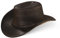 Black Forest Fox Sydney Western Reiten Cowboy Premium Leder Hut Brown Unisex (L)
