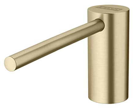 FRANKE Auslaufkopf für Spülmittelspender ATLAS Edelstahl CHAMPAGNE GOLD mit 350 ml Füllvolumen/Dispenser/Seifenspender/Zubehör