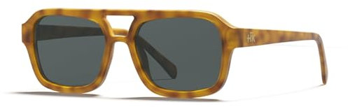 Hanukeii Unisex Curazao Sonnenbrille, braun, One Size