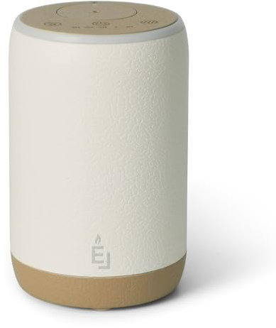 Earnest Living Diffusor für ätherische Öle Auto-Luftreiniger, wiederaufladbar wasserloser Auto Diffusor, 10 ml, Timer USB Leuchten integrierte Batterie für Zuhause und Büro Aromatherapie Diffusor Weiß