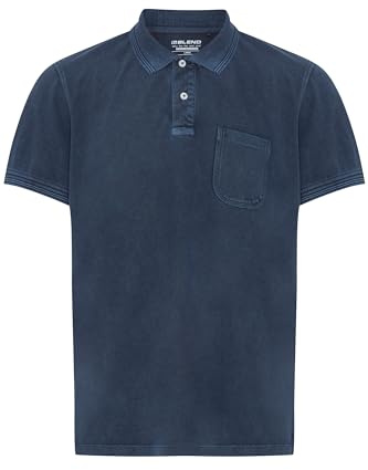 Blend BHPolo Herren Poloshirt Polohemd Shirt mit kurzen Ärmeln