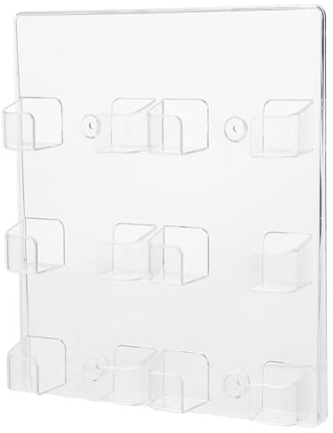 DIYEAH Support Mural En Acrylique Pour Cartes De Visite Présentoir D'autocollants Transparents Support Mural Pour Cartes De Visite Présentoir De Brochures Support De Cartes En Verre