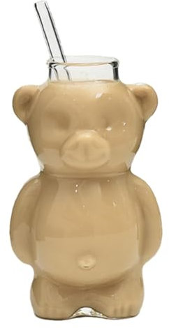 Taza de Café Oso, Vasos Taza de Café Expreso, Beber café Oso Vasos Taza para jugo, Taza para beber con forma de oso de 300 ml, taza ergonómica con forma de oso para café expreso, té con leche