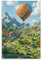 DHBANEIOK Heißluftballon Poster, Dekoratives Gemälde, Leinwand, Wandkunst, Wohnzimmer, Poster, Schlafzimmer, Gemälde 12x18inch(30x45cm)