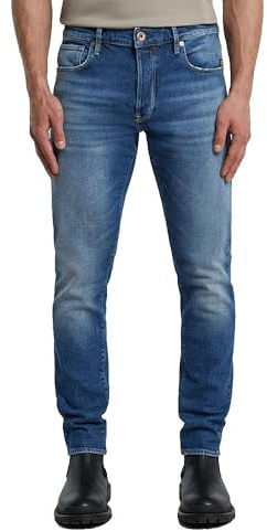 G-Star Herren 3301 Slim Jeans Jeans, Blau (Vintage Sakarya 51001-e106-h703), 36W / 32L