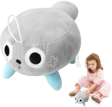 Yozexin Dandy's World Plush,10'' Pebble Plush Toy,Pillow Home Stuffed Doll, Soft Dolls for Kids and Adults, Birthday Christmas Choice for Boys Girls
