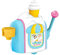 Ice Cream Bubble Toy - Foam Bath Bubble Machine,Bath Maker, Kids Toy, Shower , Blowing Bathtub- With 4 Ice -Cream Cones