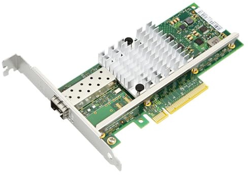 Velocità veloce 10G PCIe 8X Scheda di rete in fibra SFP+ Porta per server Desktop NAS Bassa latenza Interfacce di rete Gigabit a bassa latenza
