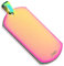 Bungsa bunte Erkennungsmarke Gravierbares Dog Tag REGENBOGEN ID Platte Edelstahl Männer (Militär Gravur Armee Hundemarke Ketten-Anhänger Pendant Chirurgenstahl Damen Herren)