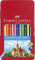 FABER-CASTELL 115801 - Buntstift Hexagonal, 12er Metalletui