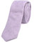 DonDon Herren Krawatte 6 cm Baumwolle pastell-lila