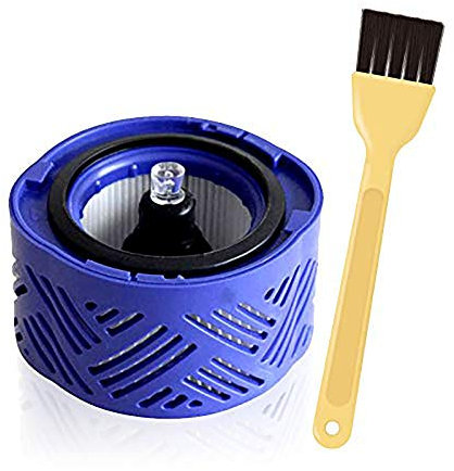 LAPONO Filtro for Dyson V6 Ricambio Aspirapolvere Accessori HEPA Ricambi Post Filtri Lavabile Riutilizzabile per Animal Absolute Motorhead con Spazzola di Pulizia Sostituisce parti 966912-03 966741-01
