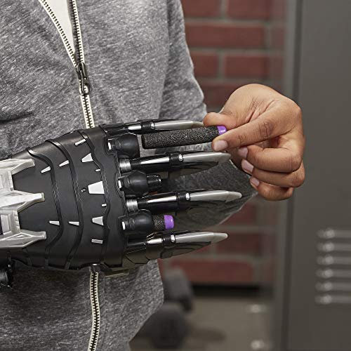 Hasbro NO Nerf Power Moves Marvel Avengers Black Panther-Kralle, Nerf Dart-Abschuss Spielzeug für Kinder, Rollenspiel, Spielzeug für Kinder ab 5 Jahren
