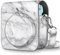 Fintie Tasche für Fujifilm Instax Mini 11 Sofortbildkamera - Premium Kunstleder Schutzhülle Reise Kameratasche Hülle Abdeckung mit abnehmbaren Riemen, Marmor Weiß
