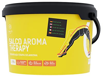 Salco Badesalz Sport Aroma Therapy - 3 Kg. Regenerierendes Solebad mit Rosmarinöl für Sportler und sportlich aktive Menschen