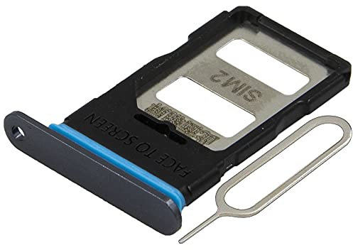 MMOBIEL Doppio Vassoio Carta SIM Compatibile con Xiaomi Mi 10T / Mi 10T PRO 5G - Porta Scheda SIM - Inclusa Guarnizione di Gomma e Sim Pin - Nero