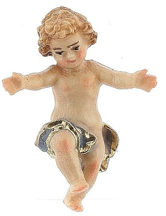 Christkind für Krippe Kostner Grödnertal Holz 9.5cm