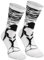 Rainbow Socks - Unisex Damen Herren - Schwarz-Weisse Socken Mit Mustern – Für Damen Und Herren – Schwarz-Weisse Tiere –1 Paar - ORCA - 36-40