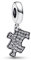 Pandora Sparkling Puzzle Piece Dangle Charm 792241C01