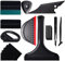 FOSHIO Car Vinyl Window Film Covering Tool Kit with Plastic Scraper, Utility Knife and Blades, Rubber Scrapers, Scalpel for Car Foil Mounting