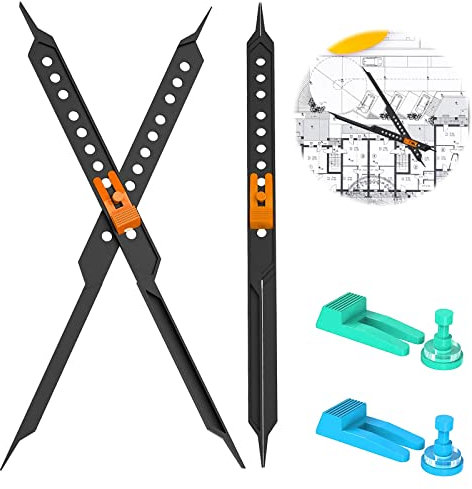 Proportionale Trennwände Zeichnen Messschieber Werkzeuge Multifunktionales Kompass Lineal für Künstler, Malen