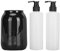 Colcolo Ölwärmer für eine Flasche mit 2 leeren Flaschen, beheizt, Massageöl, Lotion, Cremewärmer, Massagewerkzeuge, Massageölwärmer, Ölflaschenwärmer, Schwarz