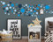 Sunnywall® 130 bunte Wandtattoo Kreise als Sticker Set für Baby- & Kinderzimmer - Punkt-Dots als Klebepunkte in verschiedenen Farben - Wandaufkleber für eine individuelle Wandgestaltung Blau