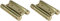 Paire de charnières à ressort à double action, charnières à ressort pour porte battante, salon, bar, différentes couleurs et dimensions (laiton 75 mm)