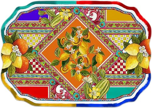 Vassoio rettangolare in melamina - Ortigia di Baci Milano