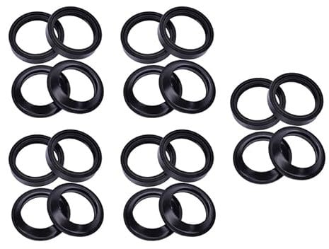 43x54x11 Front Fork Oil Seal & Dust Seals Cover For K VN1500P VN1500 Vulcan Mean Streak 2002-03 VN 1500 (Color : 10pc seal 10pc cover)