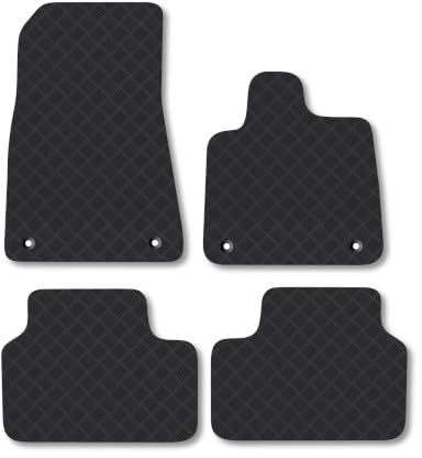 Volvo XC40 (2019+) [Electric] 3mm Rubber Car Mats | Tailored Fit Durable Floor Mats Full Coverage Protection Waterproof Accessories Easy Clean Anti Slip Made in the UK