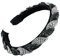 scicent Haarreifen Damen Hart Strass Haarband Weben Rutschfeste Stirnband Glitzer Kristall Haarreifen Barock Perlen Niedlicher Headband Mode Haar Accessories - 26806