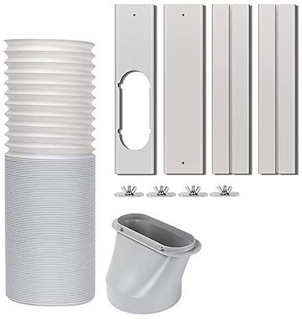 Simpls Kit de aire acondicionado portátil para ventanas correderas