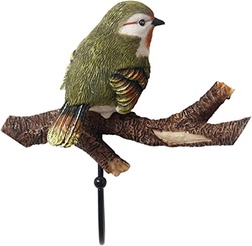 TIECHUINIUB Wandgarderobe Vogel Dekoration Haken Modern Europäischer Stil Wohnzimmer Wandgarderobe Zimmer Kreative Garderobenhaken Wandgarderobe Haken A