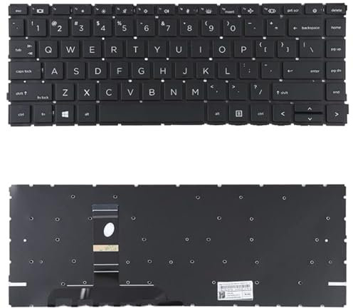Pièces de Rechange pour Ordinateur Portable WJH pour HP Probook 440 G8 445 G8 US Version Clavier Claviers de Remplacement