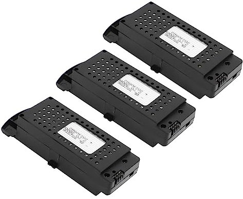 RC-Drohnen-Lithiumbatterie, 3000 MAh Einzelbatteriekapazität, 3 Stück mit Ladekabel, für S6 G6 Ferngesteuerte Flugzeuge