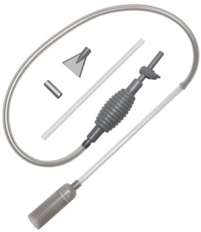 MJFENDAI Mulmsauger Aquarium, 3-in-1 Aquarium Wasserwechsler, Aquarium Reinigungsset für Boden-Reinigung Kies und Sand, Wasserwechsel, Scheiben-Pflege mit Schlauchventil