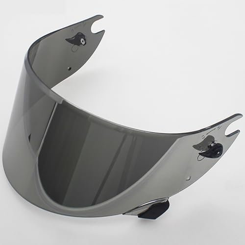 UYTKTN Visiera per Casco per Shark Race R PRO GP, Lenti per Caschi da Moto, Durevole e Resistente ai Graffi Parti di Ricambio per Visiera Colorata del Casco,E Tea Silver