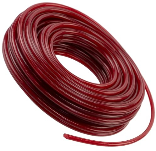 AERZETIX - K38343 | Nylonschnur 3mm x 15m für Rasenmäher Trimmer | Rundprofil | Ersatzseil für Freischneider/Unkrautvernichter | Rasen Grasschneider | aus Kunststoff