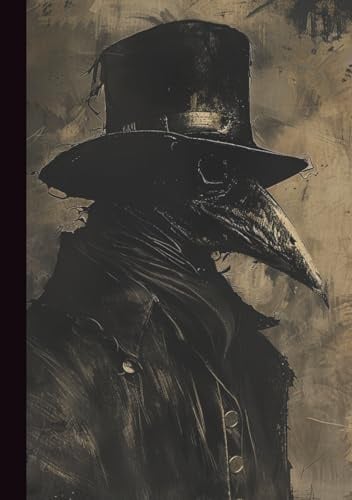 Plague Doctor Journal Notebook: College Ruled, Vintage Illustration, Use as a Diary, for Lists, for School, or to Write In, Great Gift for Goths, Plague Doctor Fans