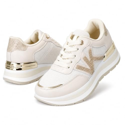 CLEIKS Scarpe Sportive Casual da Donna Sneaker da Ginnastica Outdoor Leggero Passeggio Adatto per Il Pendolarismo e Le Passeggiate Quotidiane WSC260162IT