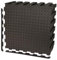 Black Interlocking Non Slip Floor Matting suitable for Gym Garage Workshop Office Home Playroom Outdoor/Indoor Soft Foam Flooring Mats Tiles 60x60cm (16 Mats)